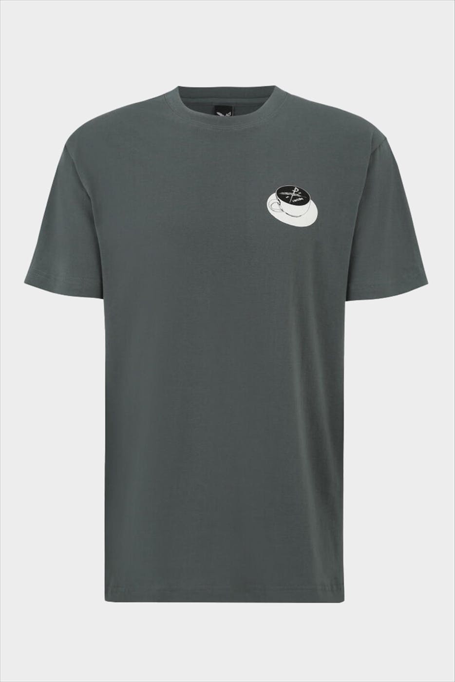 Iriedaily - Donkergroene Slowpresso T-shirt