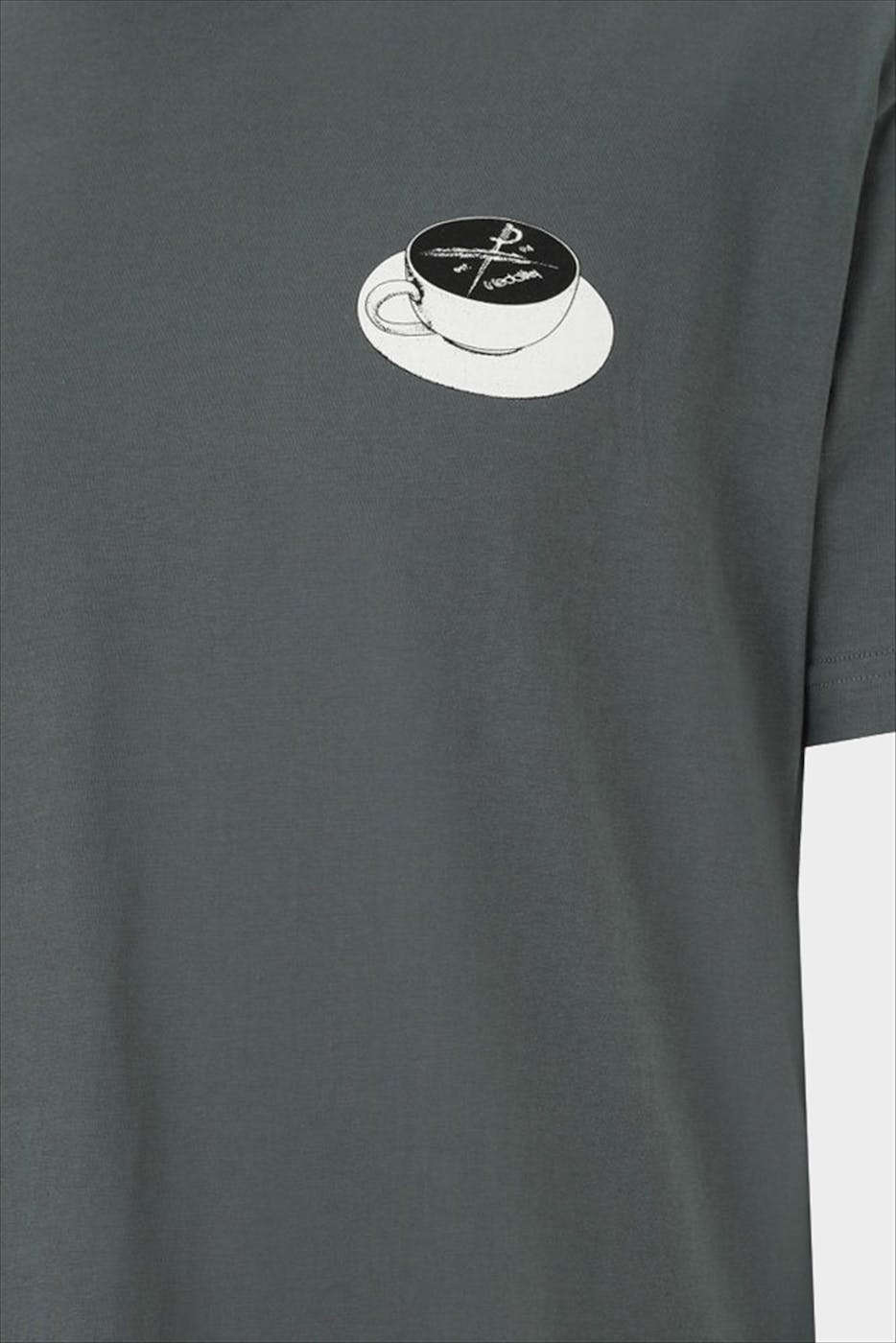 Iriedaily - Donkergroene Slowpresso T-shirt