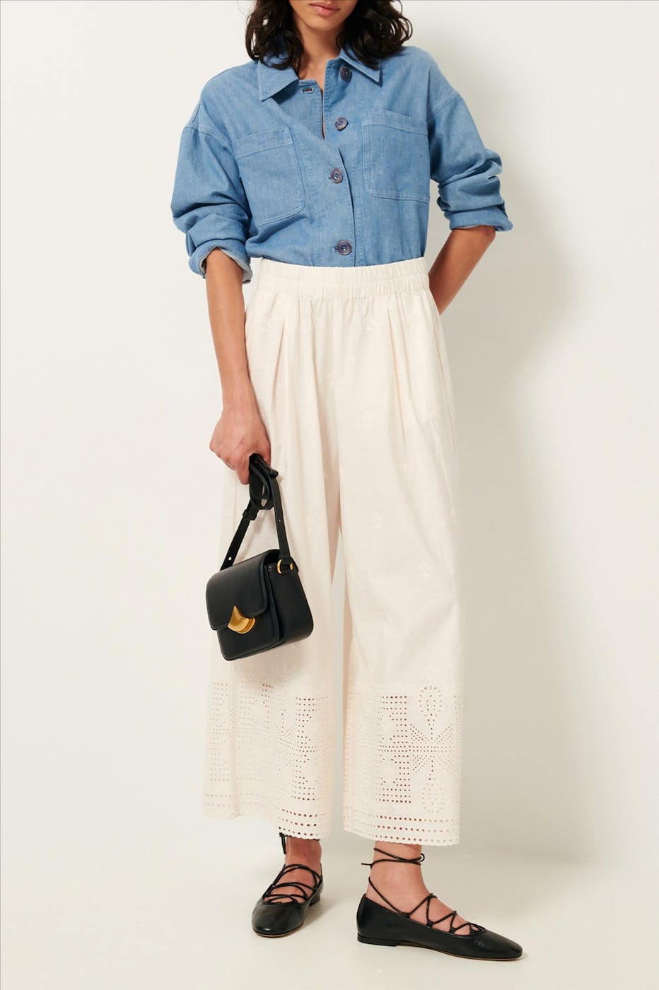 Sessùn - Ecru Isla Brody broek