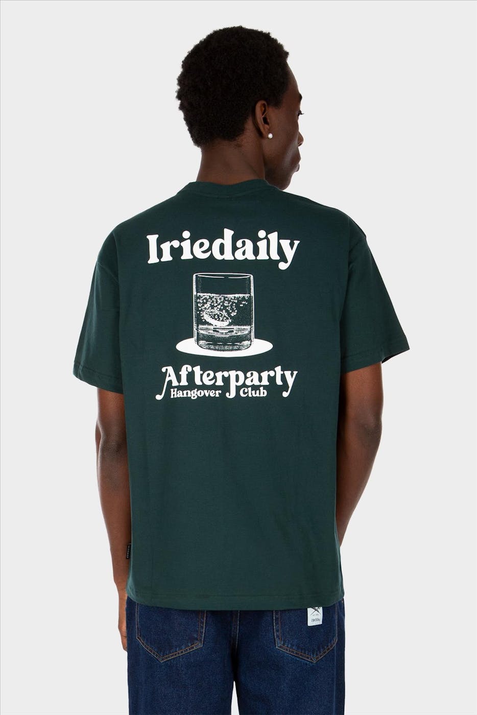 Iriedaily - Donkergroene Hangover Club T-shirt