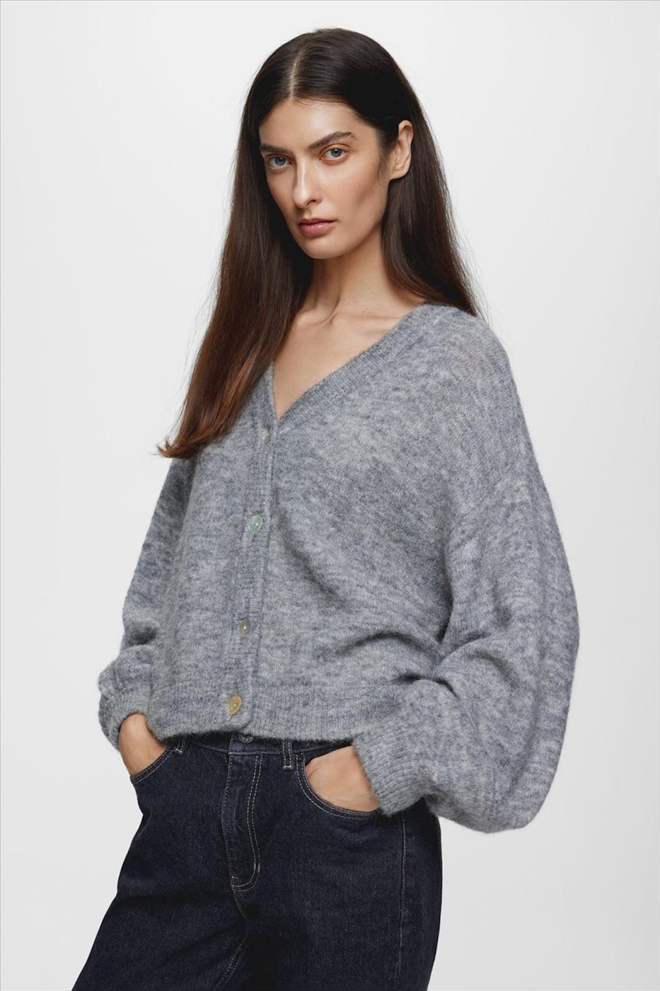 MSCH COPENHAGEN - Grijze Petrinelle Hope cardigan