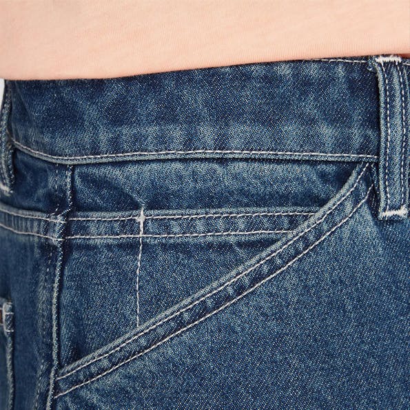 Volcom - Blauwe Labored Utility jeansshort