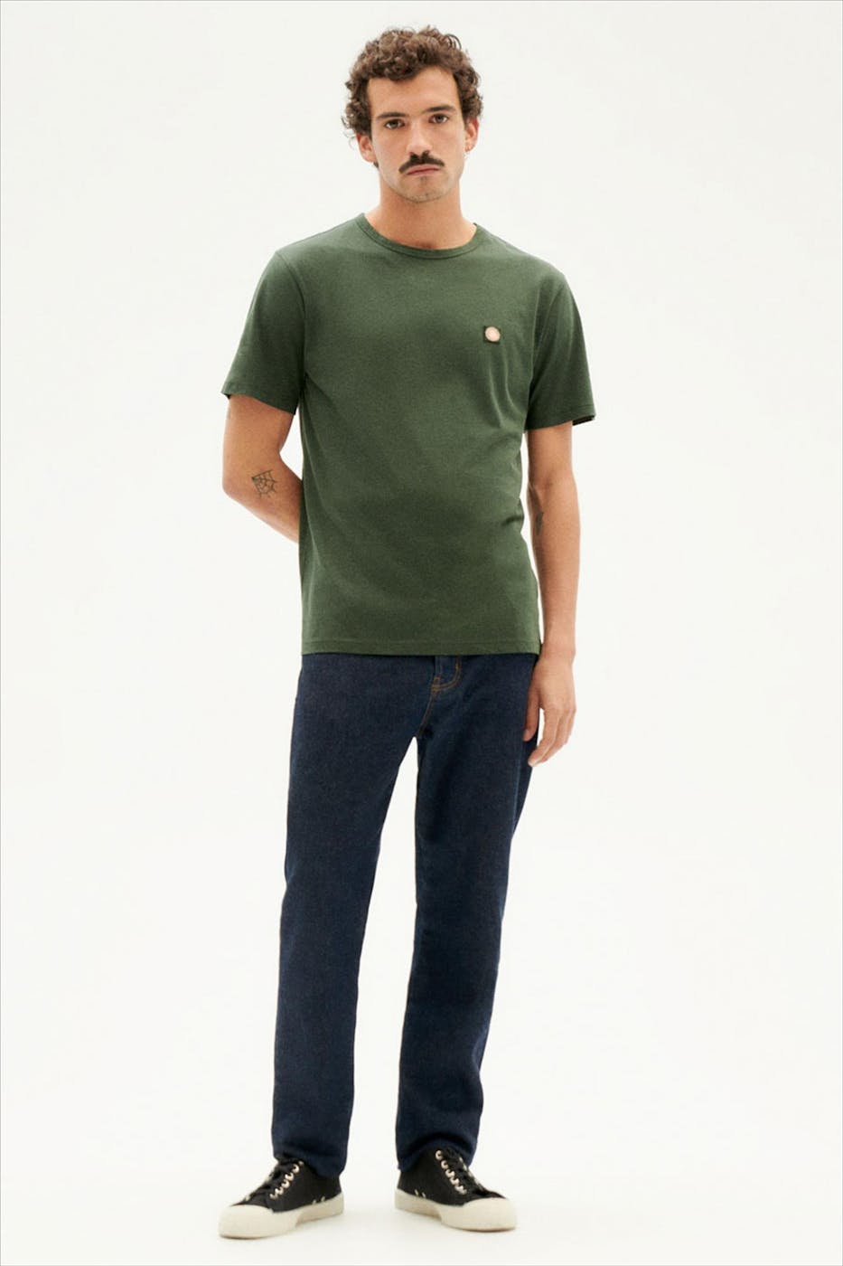 Thinking Mu - Donkergroene Soleil t-shirt