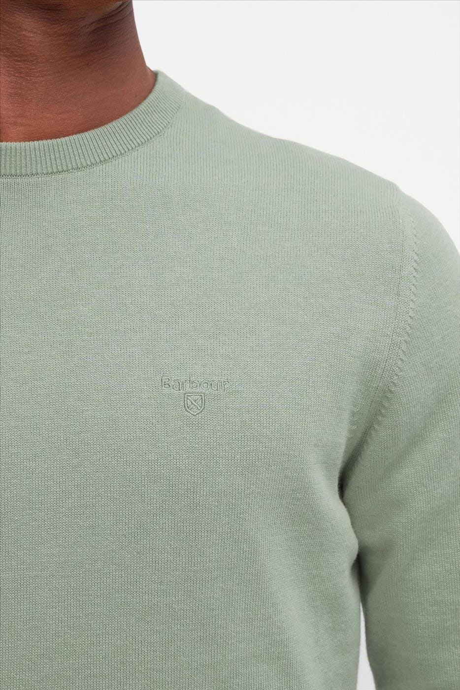 Barbour - Groene Pima trui