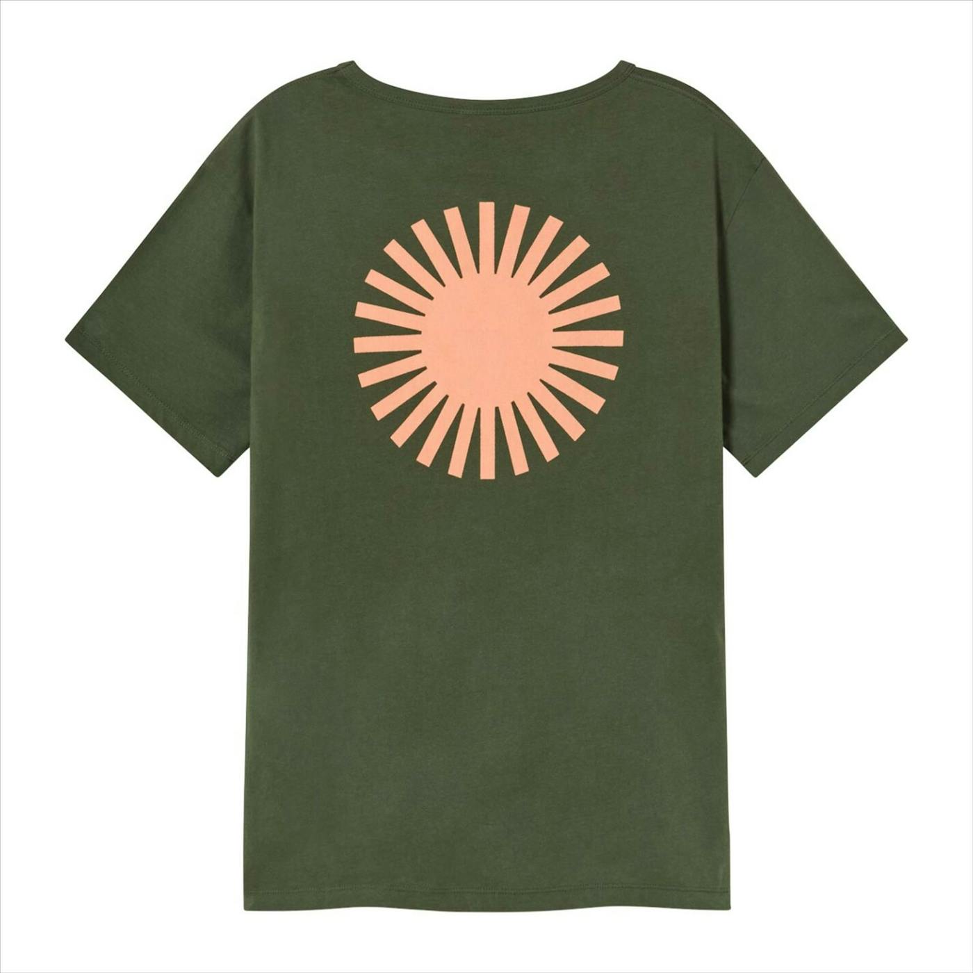 Thinking Mu - Donkergroene Soleil t-shirt