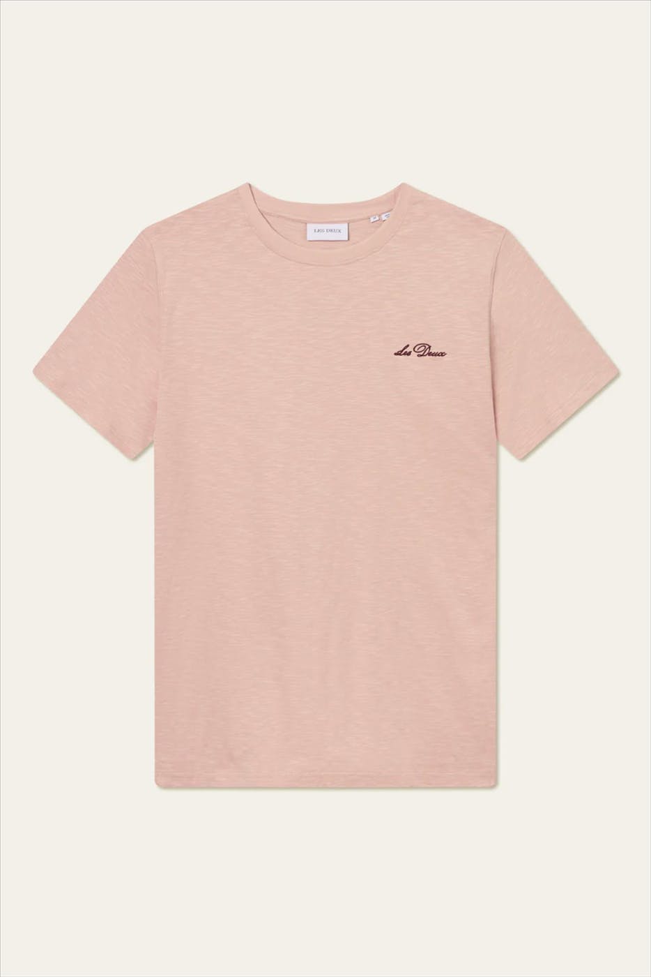 LES DEUX - Lichtroze Diaz T-shirt