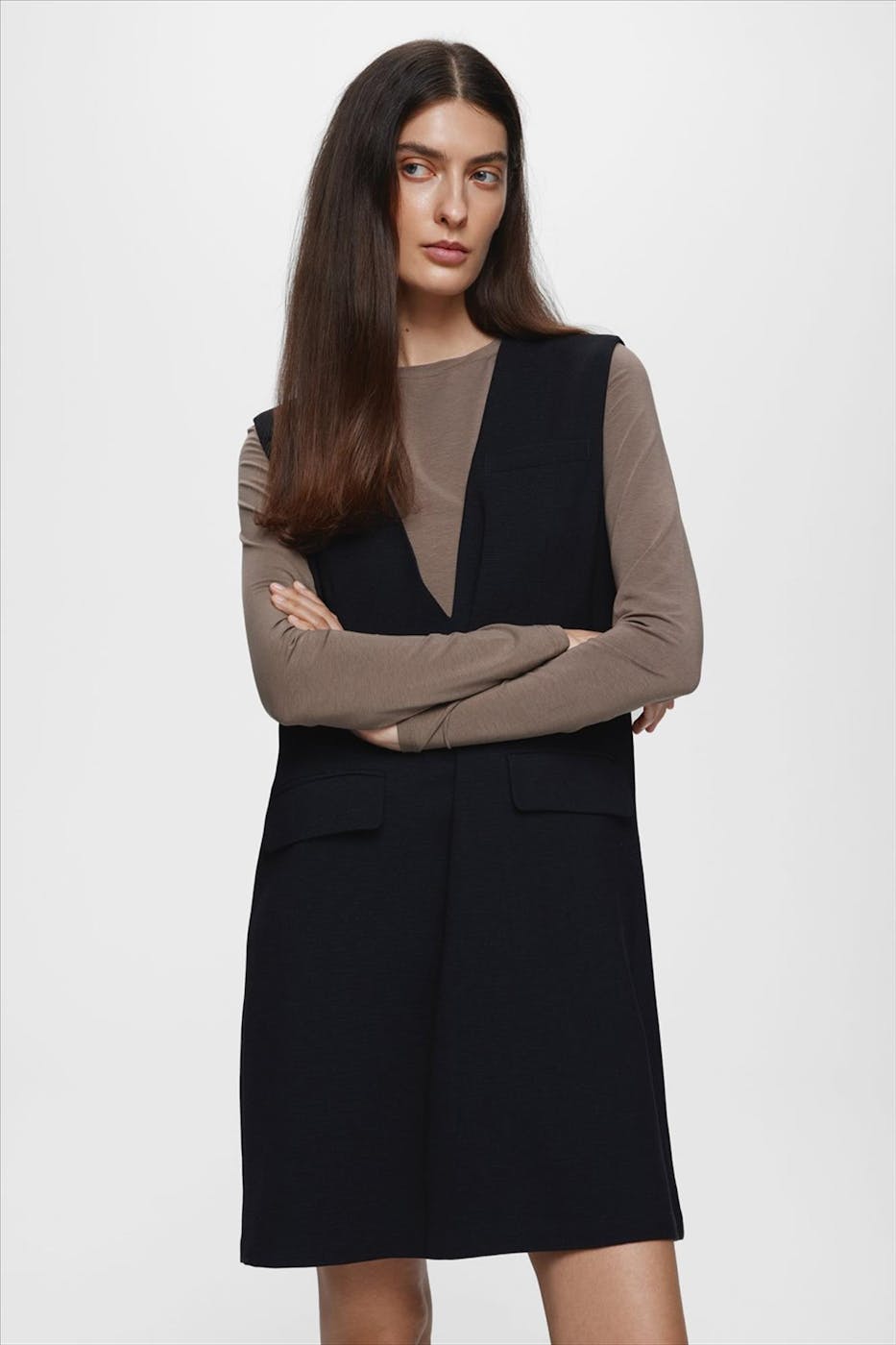 MSCH COPENHAGEN - Zwart Mathilde kleed