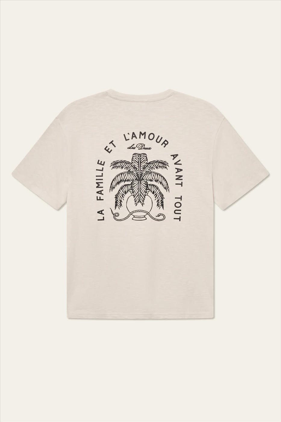 LES DEUX - Ecru Diaz T-shirt