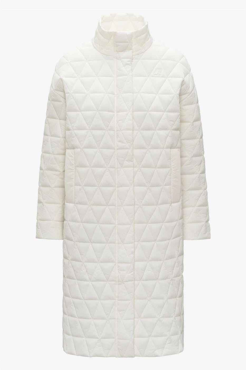 K-Way - Witte Sonja Diamond Quilted Warm jas