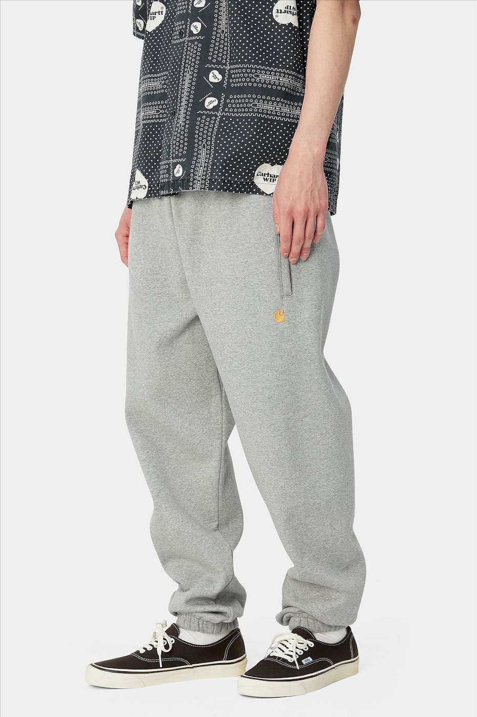 Carhartt WIP - Grijze Chase sweatpant