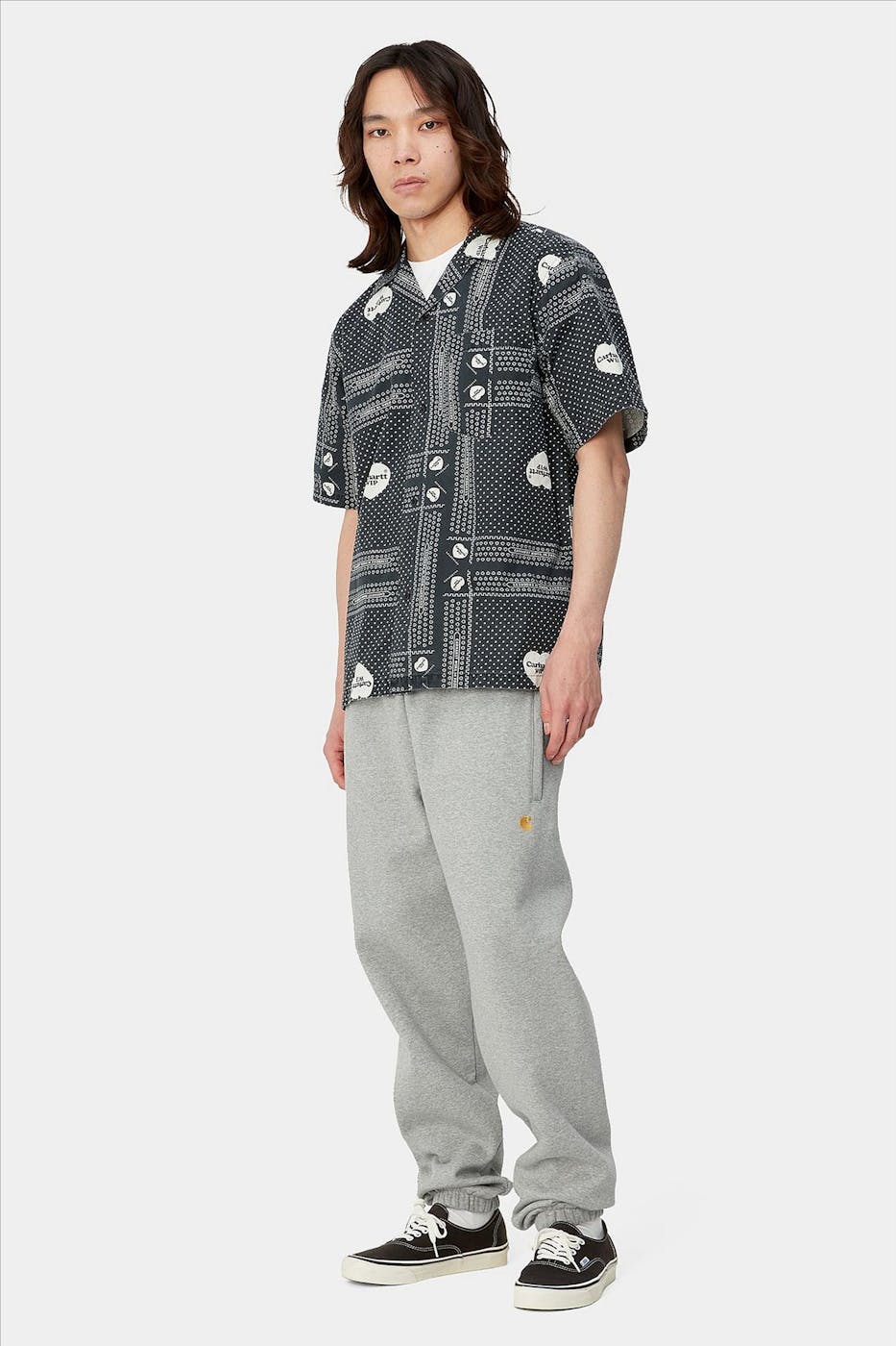 Carhartt WIP - Grijze Chase sweatpant