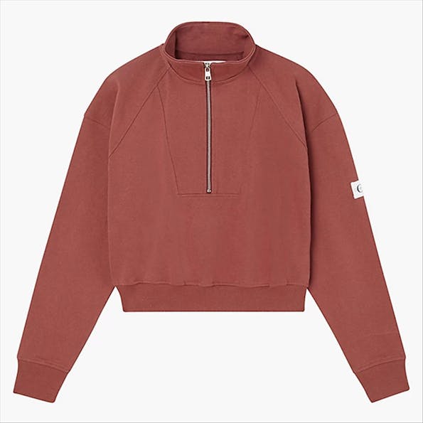 Calvin Klein Jeans - Bordeaux Half Zip sweater