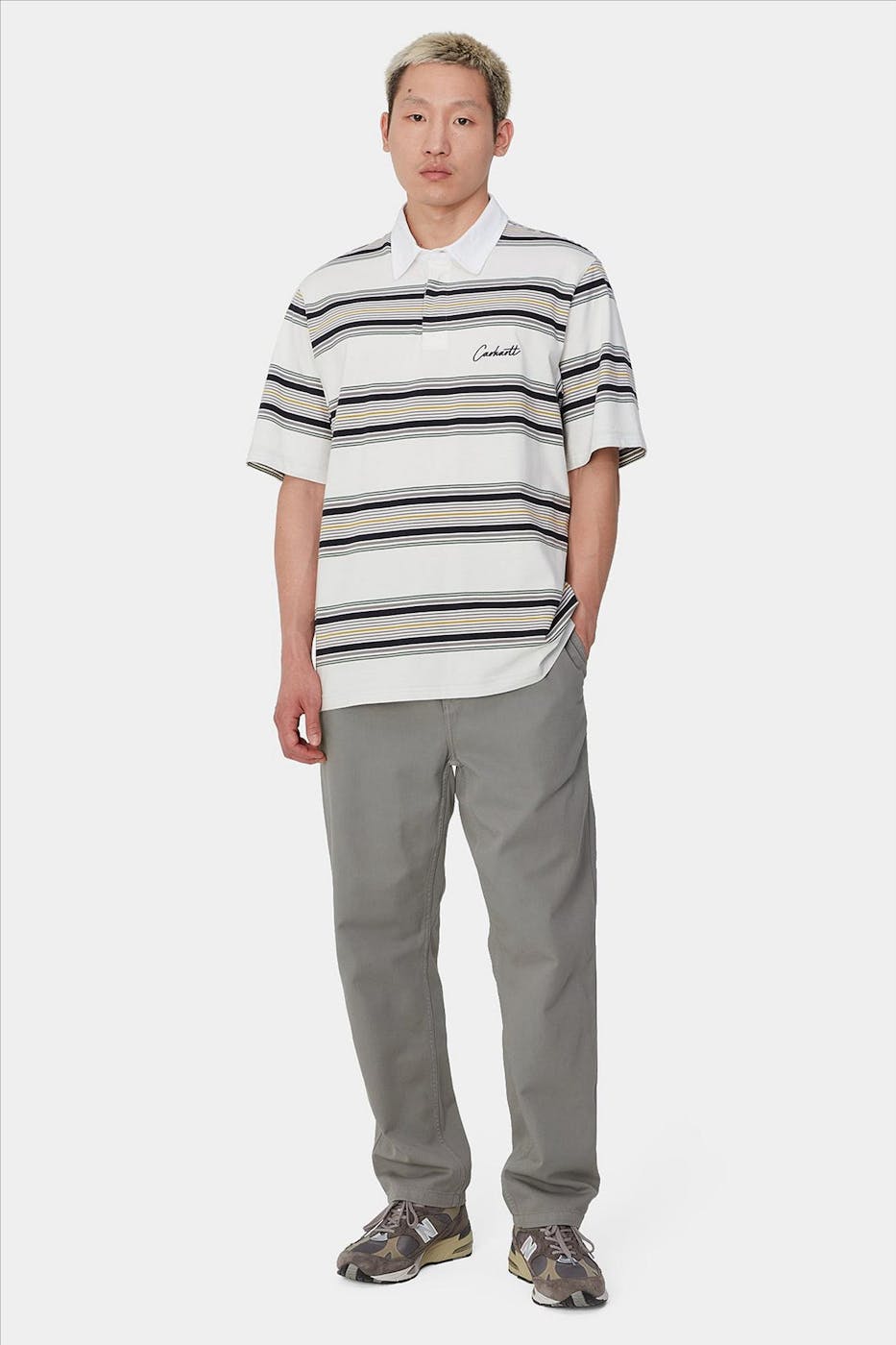 Carhartt WIP - Lichtgrijze Flint pant