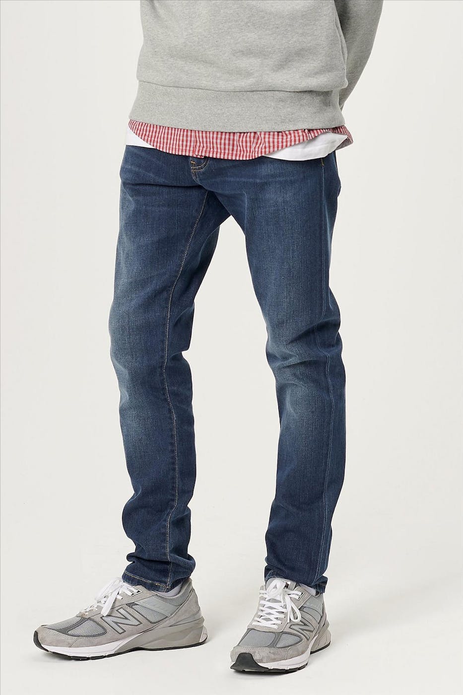 Carhartt WIP - Blauwe Rebel Pant slim tapered jeans