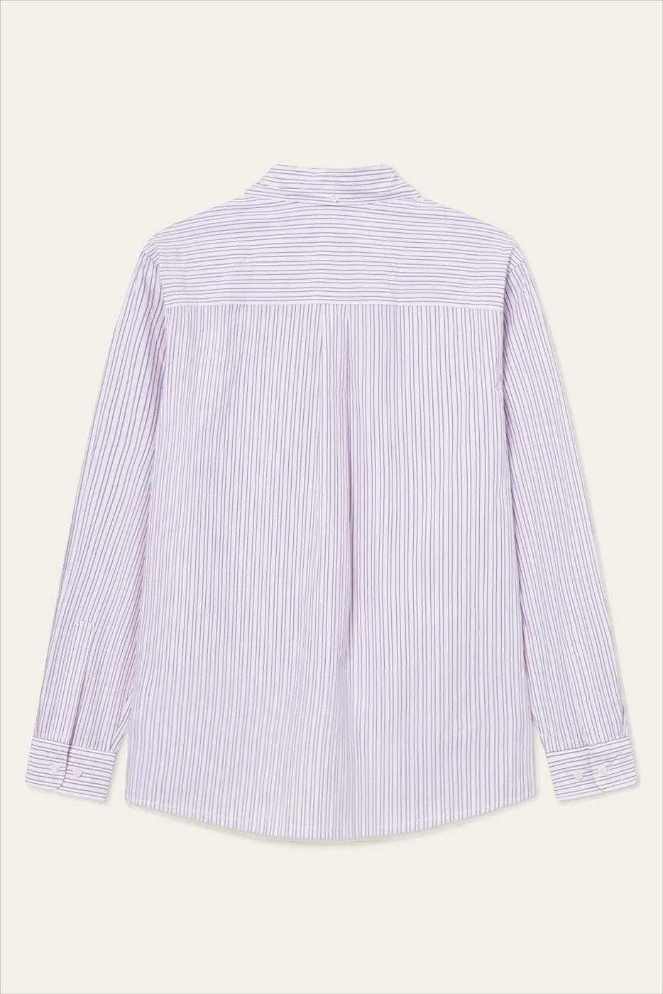 LES DEUX - Lichtroze Kent Stripe hemd