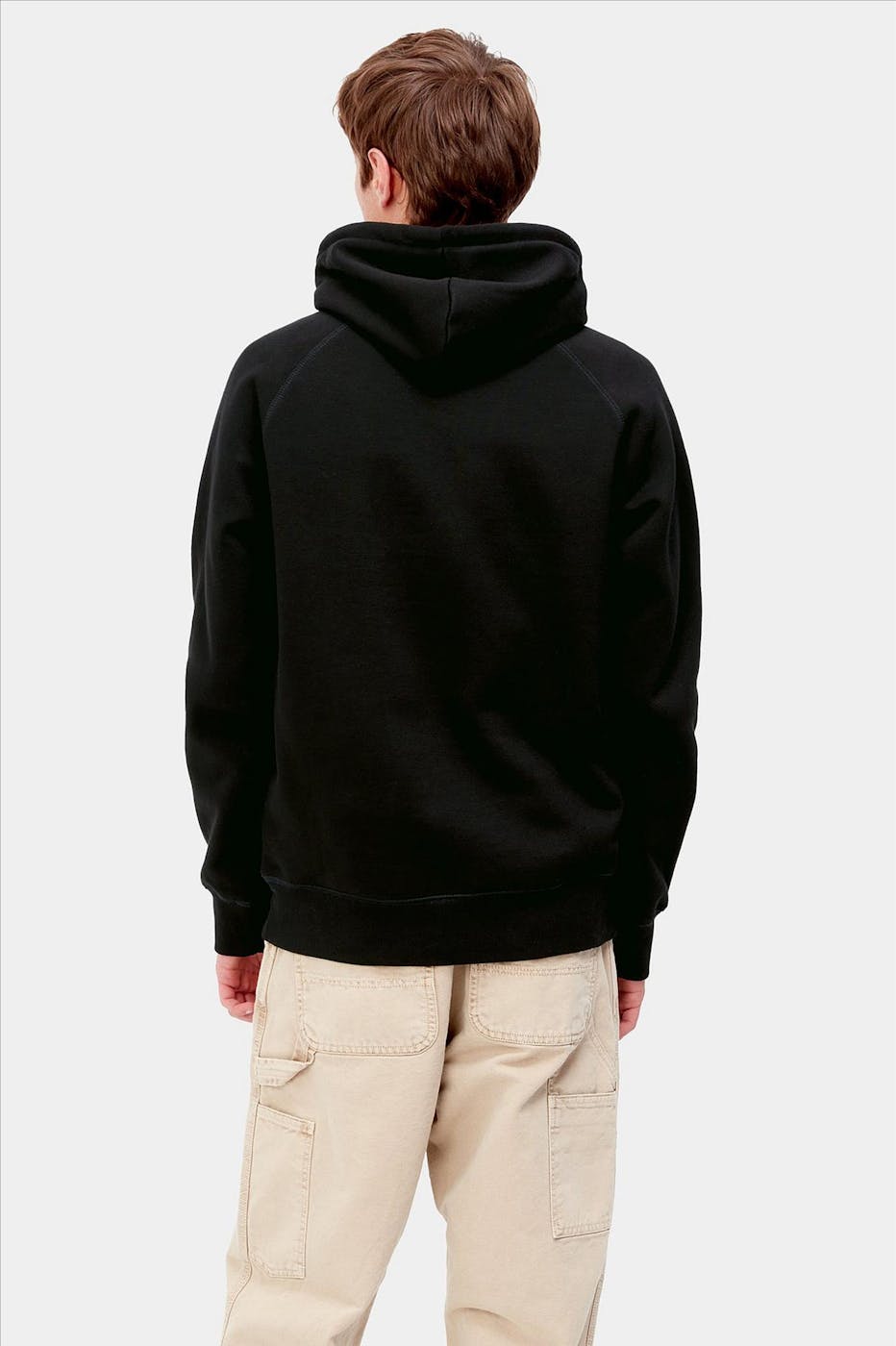 Carhartt WIP - Zwarte Chase Logo hoodie