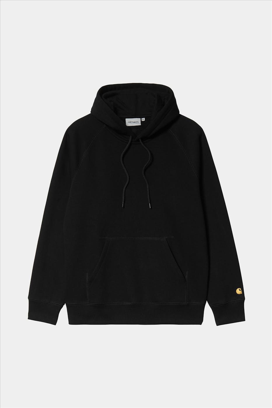 Carhartt WIP - Zwarte Chase Logo hoodie