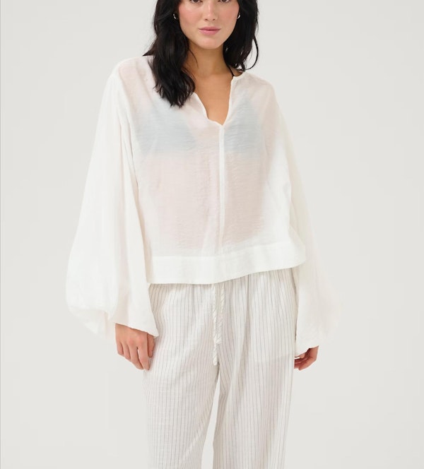 My Essential Wardrobe - Witte Lilo blouse