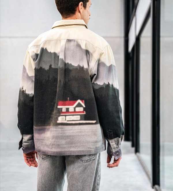 Scotch & Soda - Grijs Printed overhemd