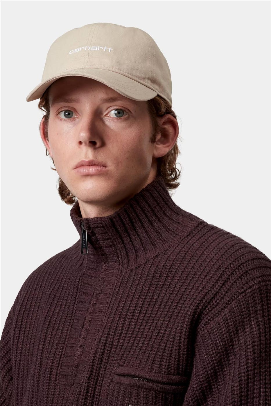 Carhartt WIP - Ecru Canvas Script pet