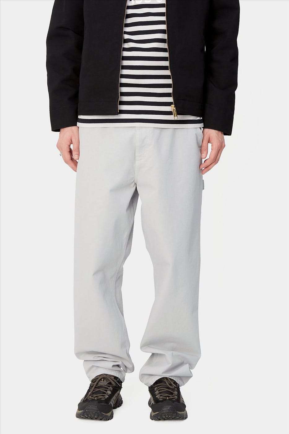 Carhartt WIP - Lichtgrijze Single Knee pant