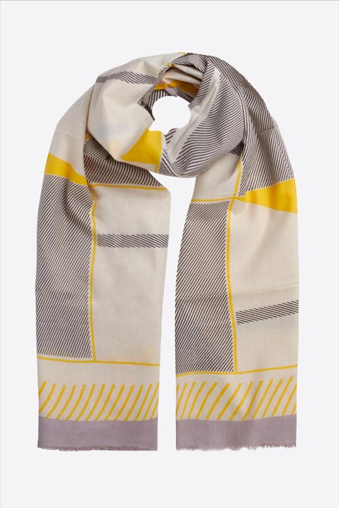 UNMADE - Beige-gele Fiona sjaal