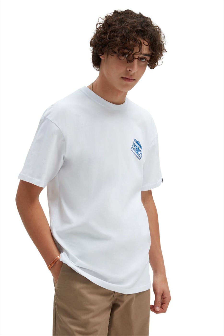 Vans  - Witte Record Label T-shirt