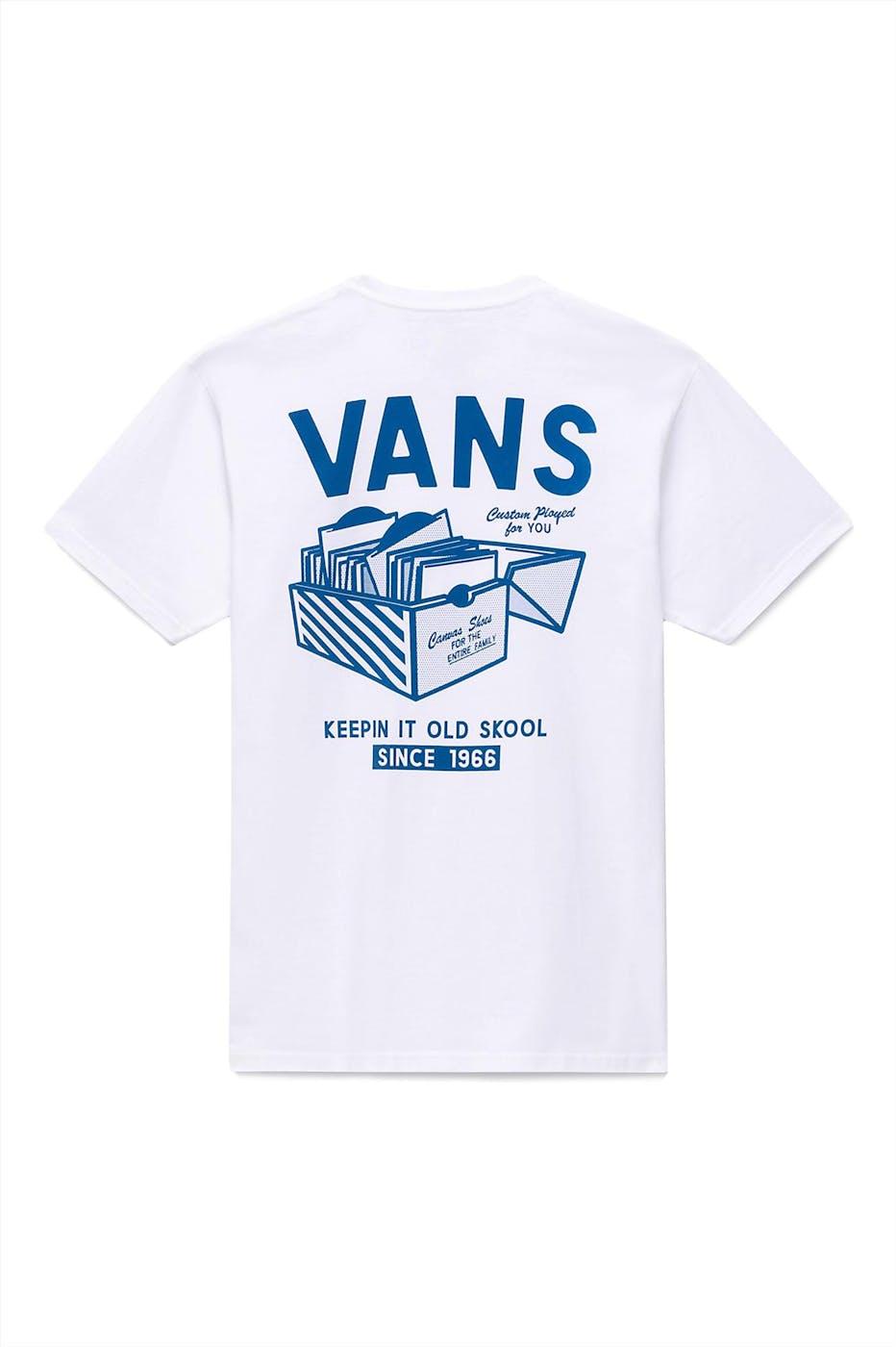 Vans  - Witte Record Label T-shirt
