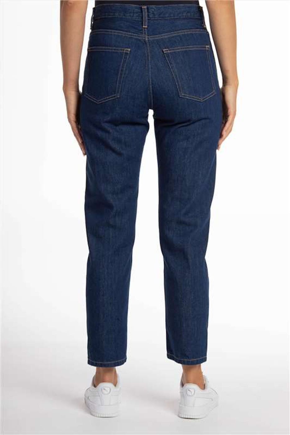 Carhartt WIP - Donkerblauwe Page Carrot Ankle Pant