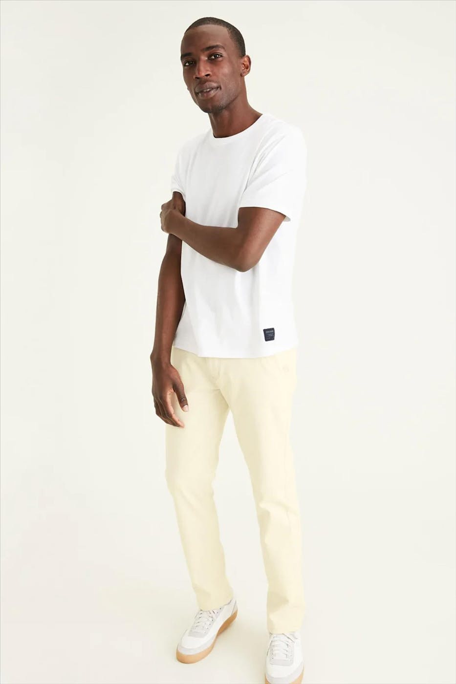 Dockers - Witte Icon Slim Fit T-shirt