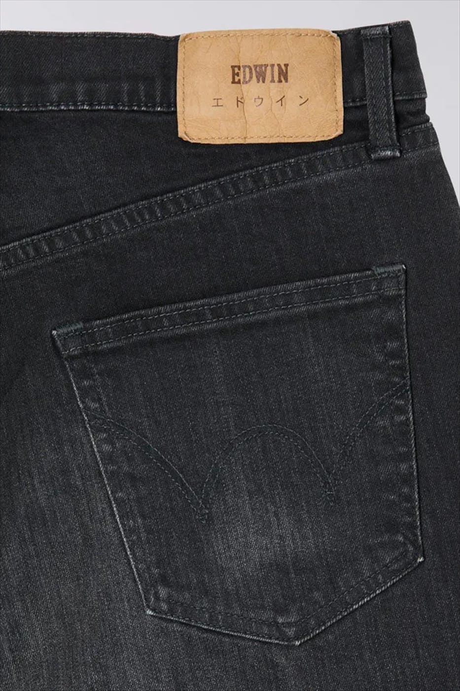 Edwin - Zwarte Regular Tapered jeans