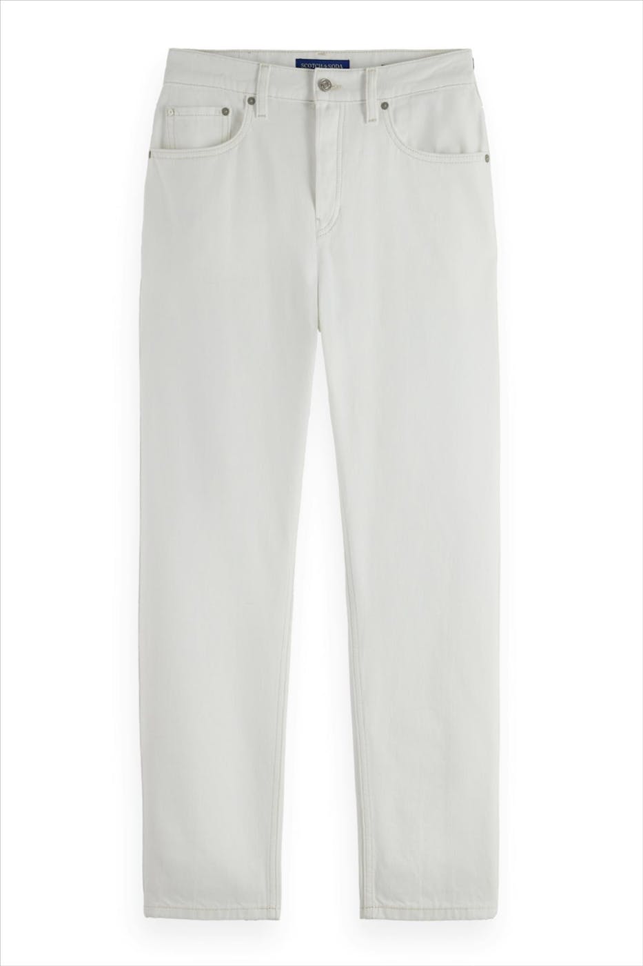 Scotch & Soda - Witte Dean Loose Tapered jeans