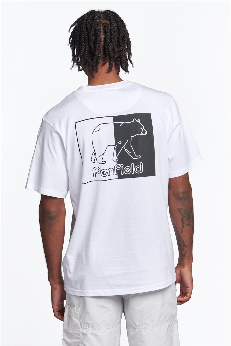 Penfield - Witte Mascotte Logo T-shirt