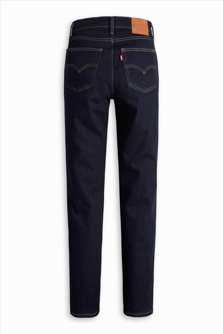 Levi's - Donkerblauwe 724 High-Waist Slim Straight jeans
