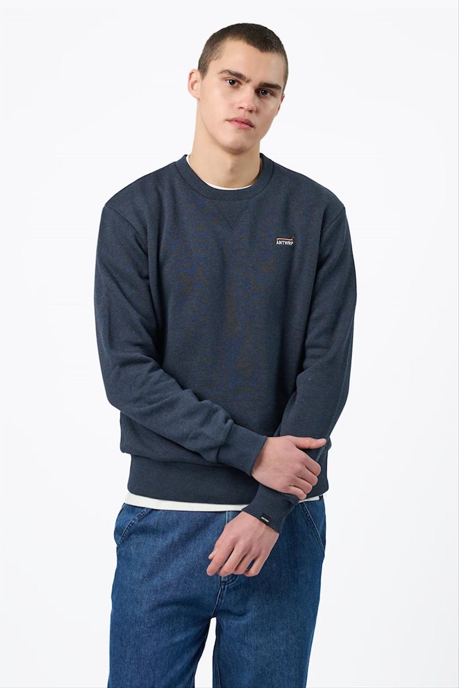 Antwrp - Donkerblauwe Teckel sweater