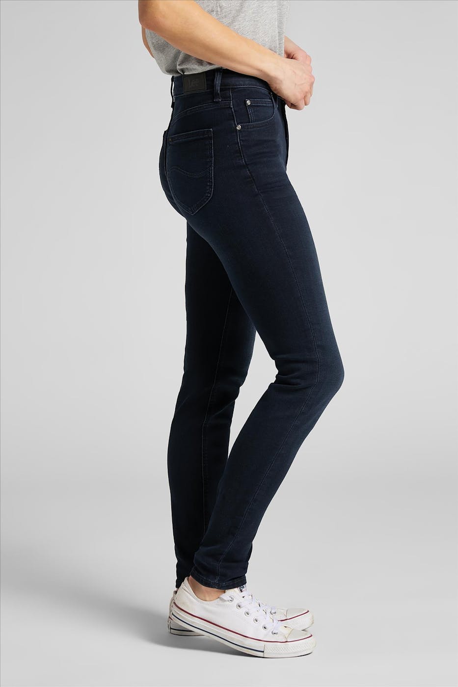 Lee - Donkerblauwe Scarlett High skinny jeans