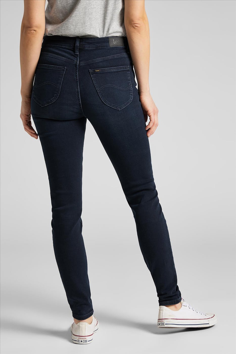 Lee - Donkerblauwe Scarlett High skinny jeans