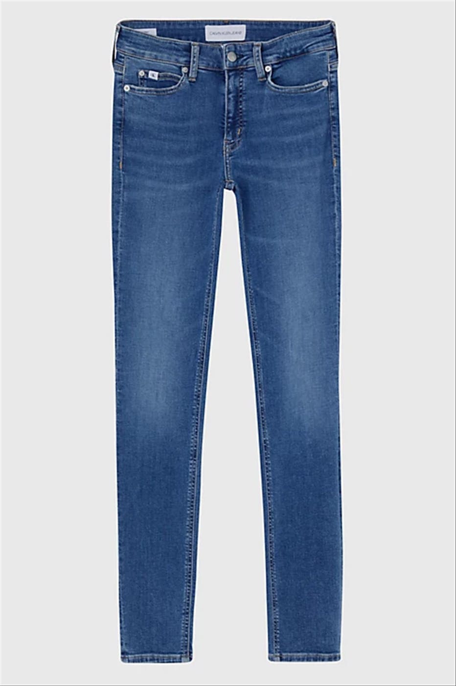 Calvin Klein Jeans - Donkerblauwe Mid Rise Skinny jeans
