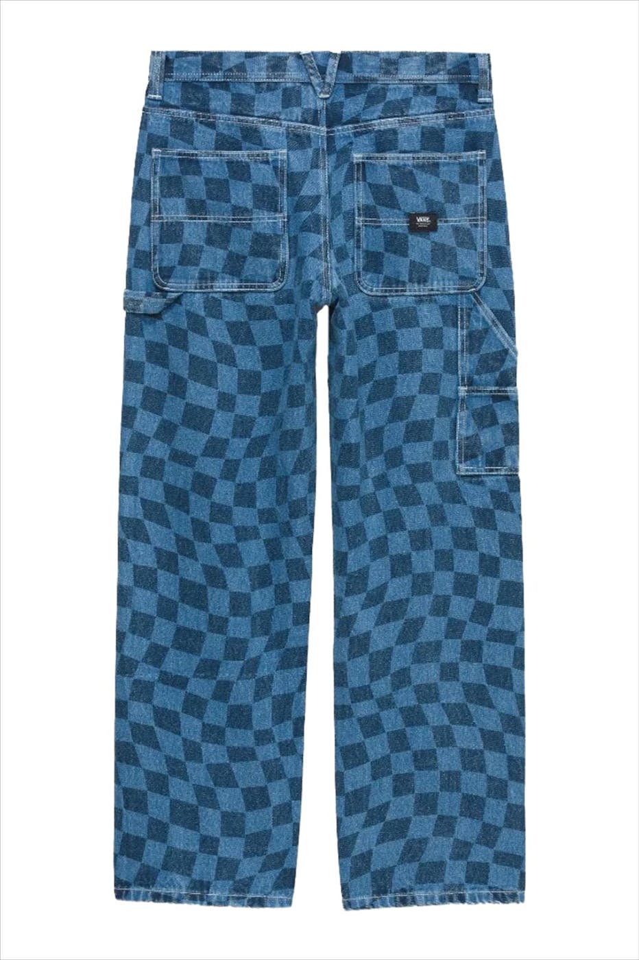 Vans  - Donkerblauwe Drill Checkboard jeans
