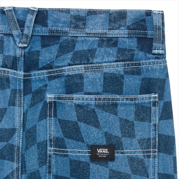 Vans  - Donkerblauwe Drill Checkboard jeans