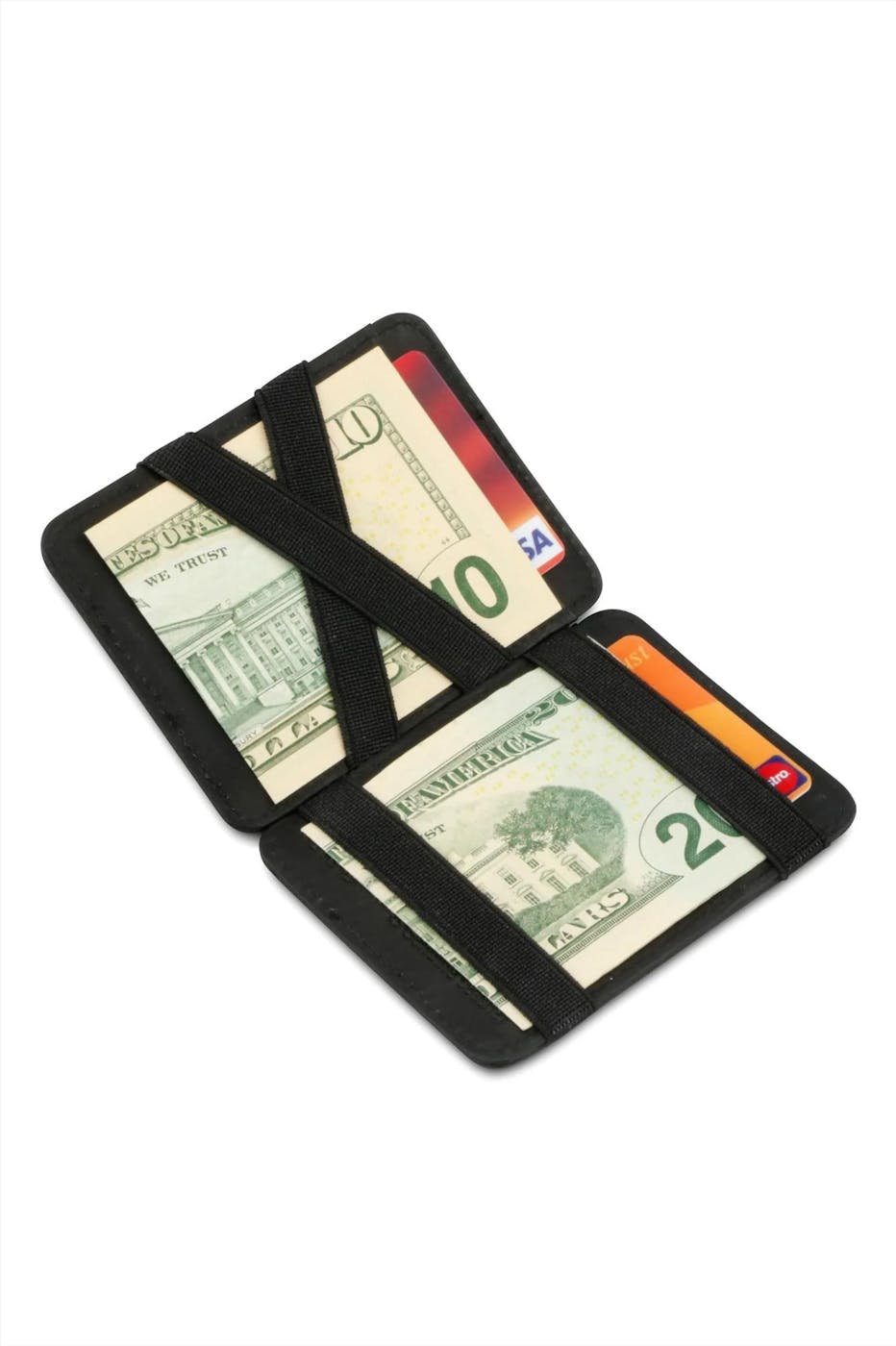 Hunterson - Zwarte Magic Wallet portefeuille