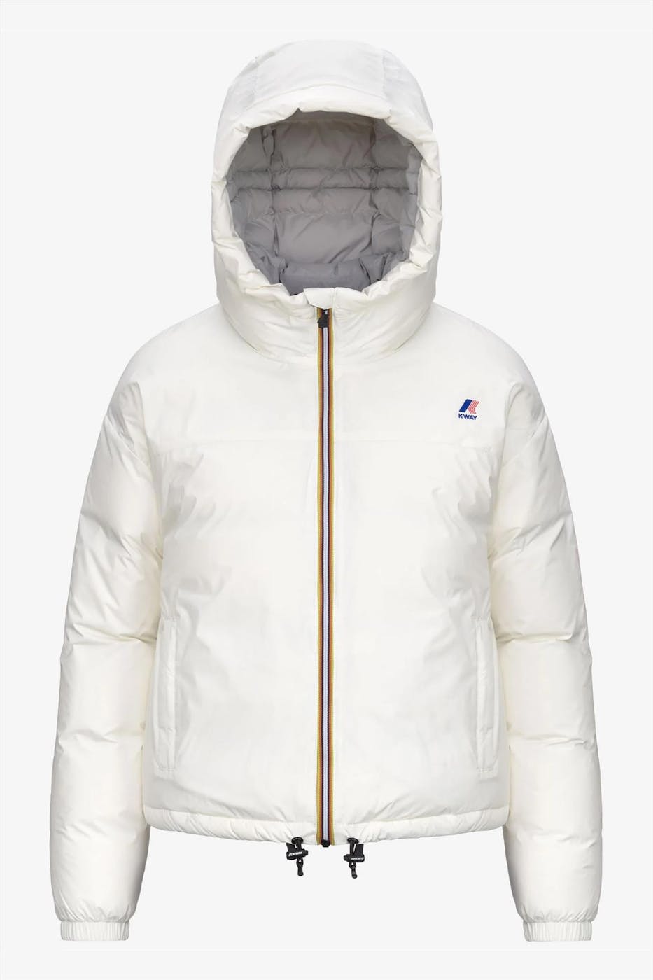 K-Way - Witte Le Vrai 4.0 Albine Heavy Warm jas