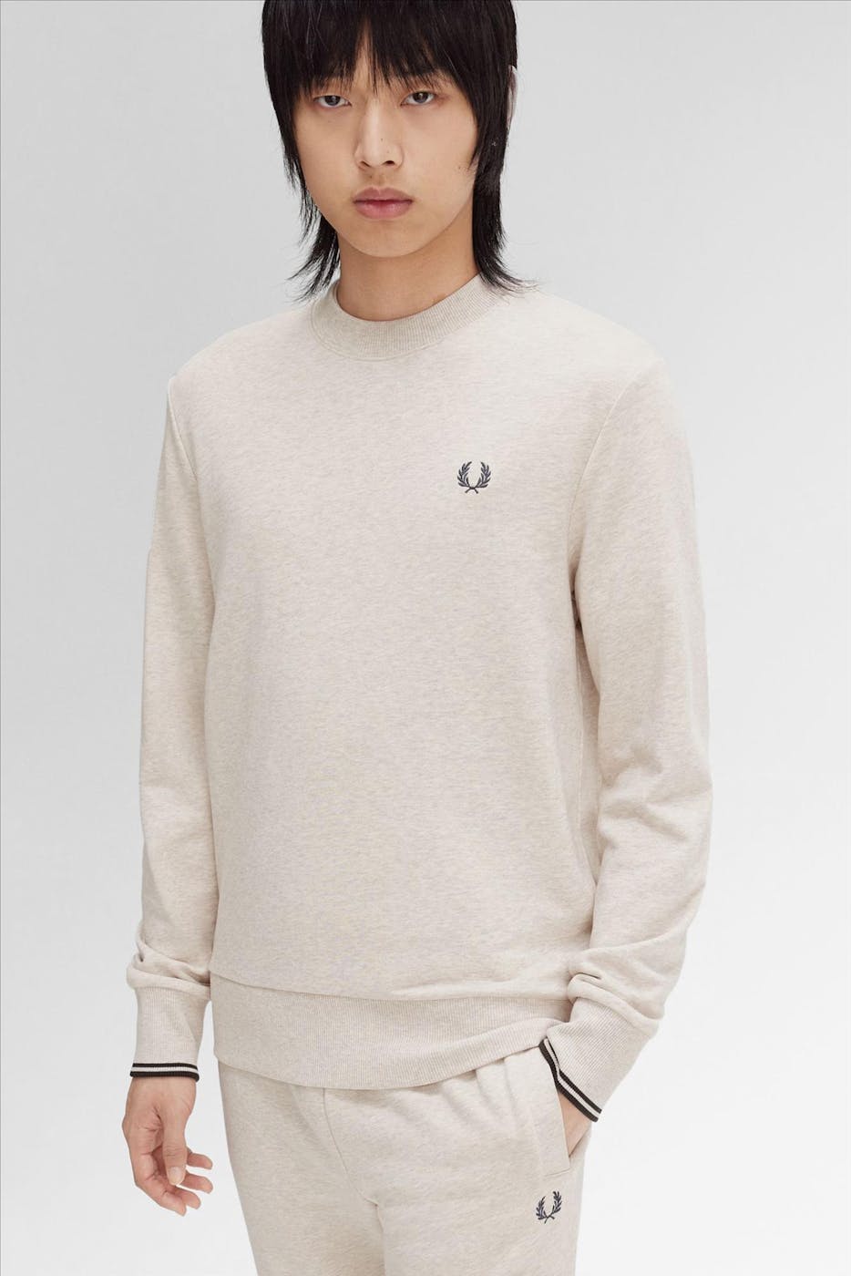 Fred Perry - Nude Crew Neck sweater
