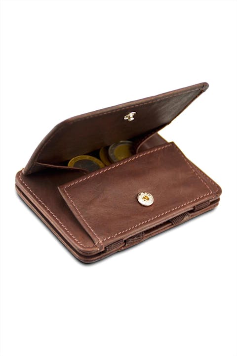 Hunterson - Bruine Magic Coin Wallet portefeuille