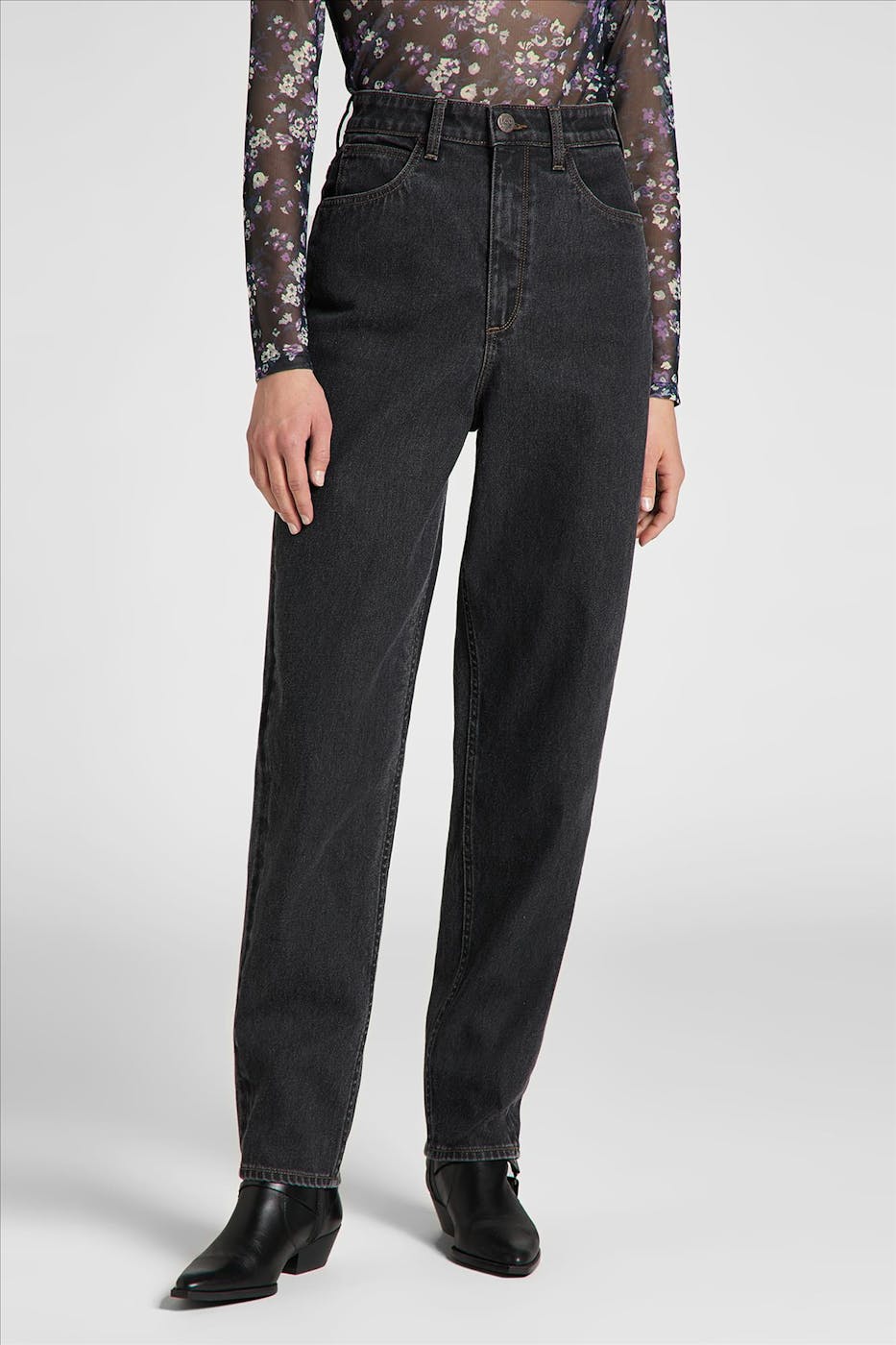 Lee - Donkerblauwe Stella Tapered jeans