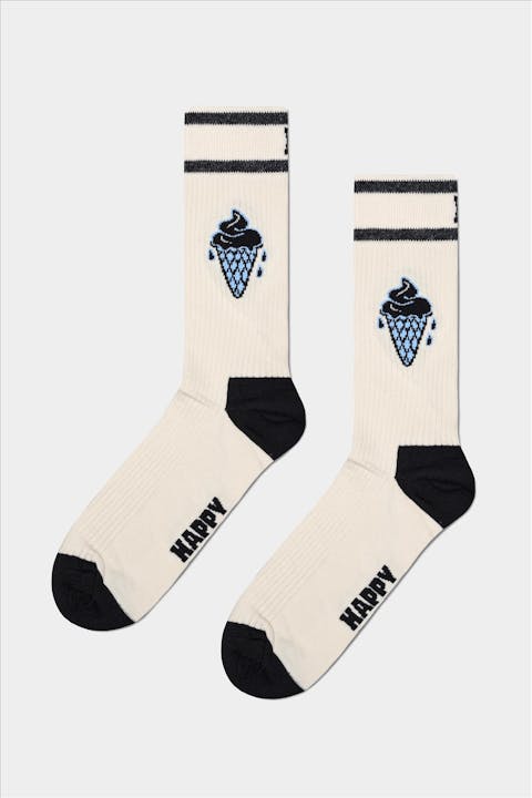 Happy Socks - Ecru Ice Cold sokken, maat: 41-46