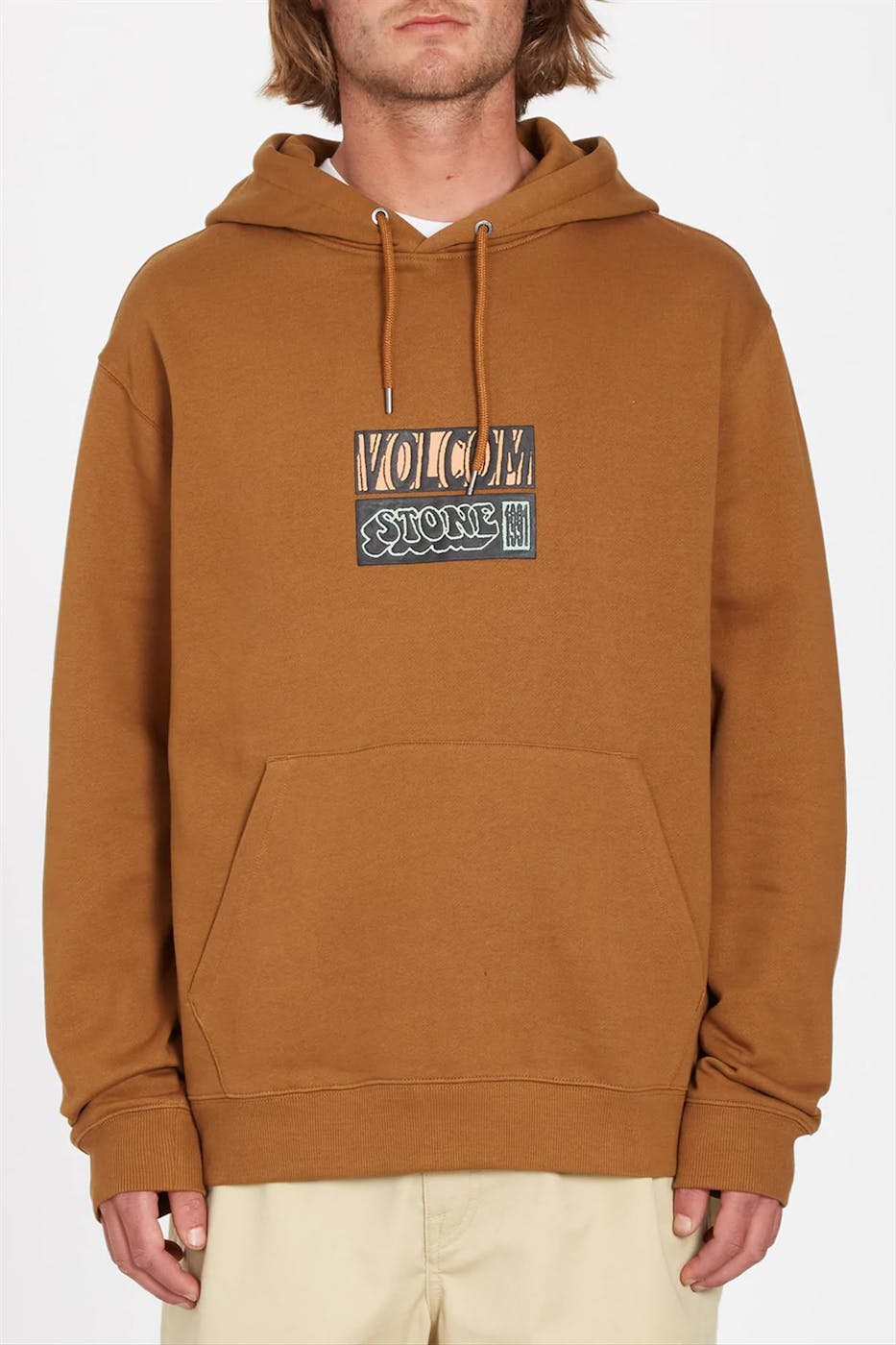 Volcom - Bruine Puffstone hoodie