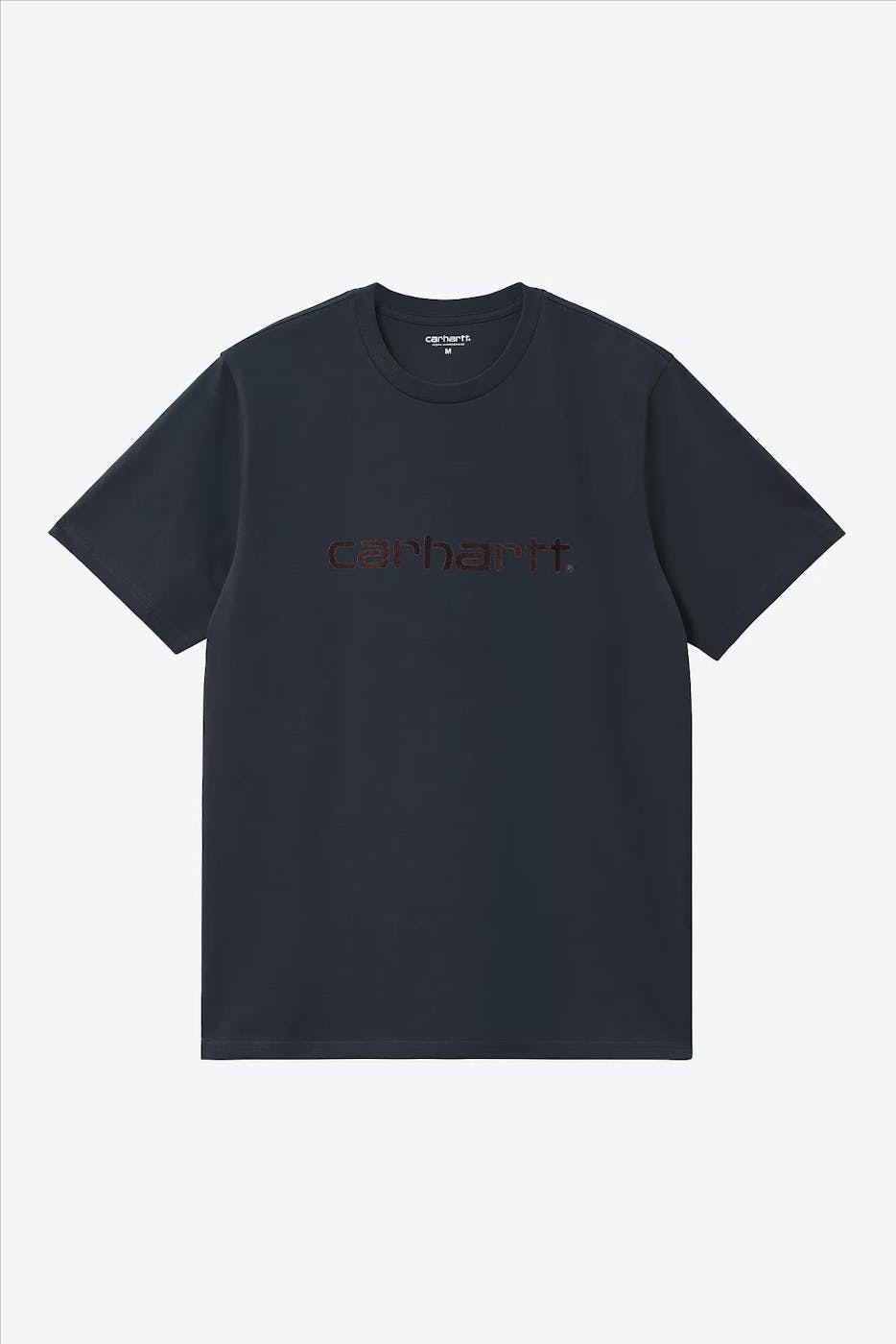 Carhartt WIP - Donkerblauwe Script T-shirt