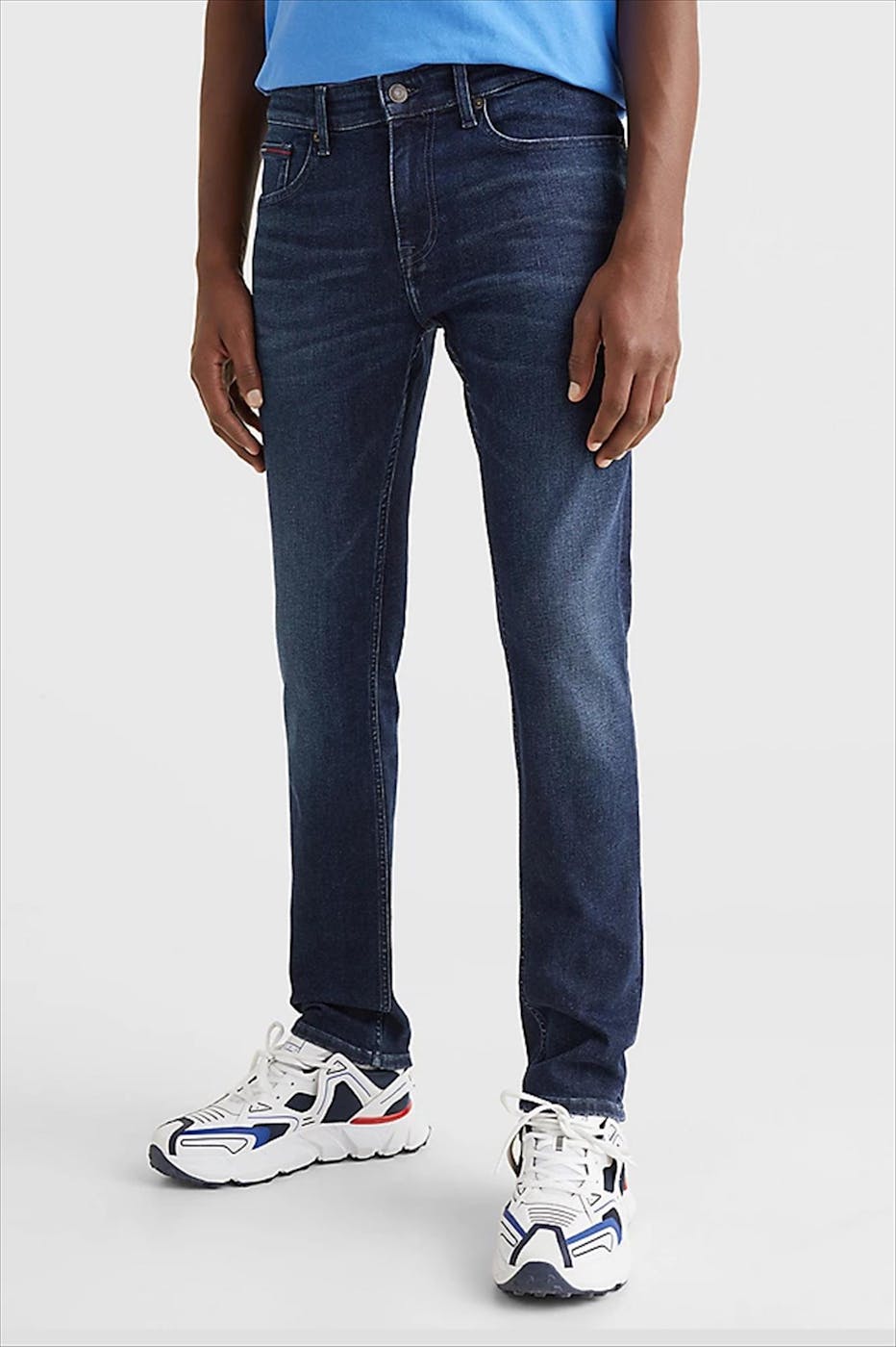 Tommy Jeans - Donkerblauwe Scanton Slim jeans