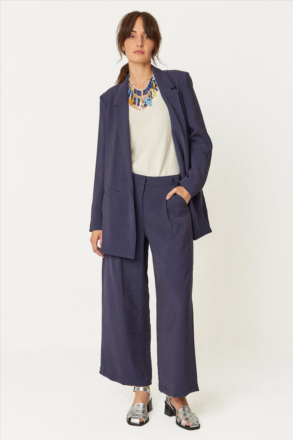 SkunkFunk - Donkerblauwe Ilia broek